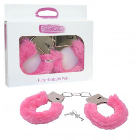 Manette professionali bondage in metallo polsini con pelo sexy costrittivo bdsm