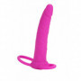 Fallo anale strap on dildo pene finto indossabile in silcone realistico straples