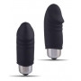 Mini vibratore vaginale piccolo dildo fallo pene finto vibrante in silicone nero