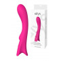 Vibratore vaginale in silicone realistico fallo vibrante vaginale clitoride rosa