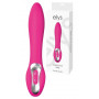 Vibratore vaginale in silicone realistico fallo liscio dildo vibrante rosa anale