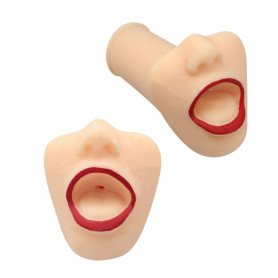 Masturbatore realistico bocca finta stimolatore maschile massaggiatore pene uomo