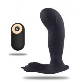 Vibratore anale per prostata in silicone dildo fallo liscio vibrante prostatico