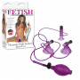 Kit pompa succhia capezzoli clitoride vibrante stimolatore fetish vaginale seno