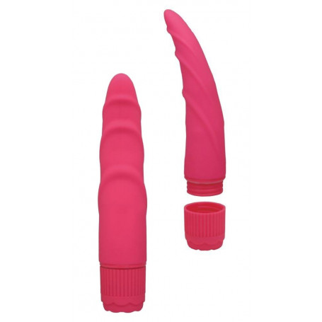 Vibratore vaginale rosa dildo fallo vibrante anale stimolatore clitoride morbido