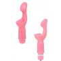 Vibratore vaginale doppio dildo fallo liscio vibrante rabbit stimola clitoride
