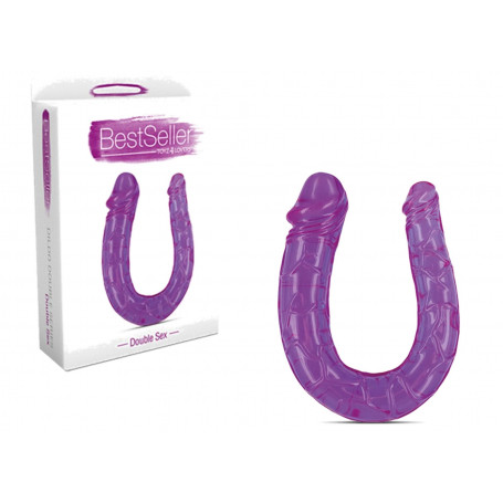 fallo doppio realistico dildo anale vaginale morbido doppia penetrazione