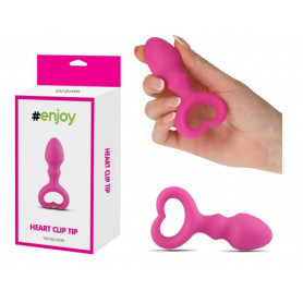 Plug anale in silicone morbido dildo dilatatore ano anal butt tappo cuore rosa