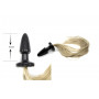 plug anale grande in pvc con coda lunga dildo anal butt dilatatore tappo anale