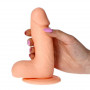 Vibratore vaginale anale realistico fallo vibrante con telecomando dildo morbido