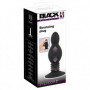 Plug anale in silicone morbido dildo fallo liscio nero dilatatore butt black sex