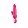 Vibratore rabbit dildo vaginale clitoride in silicone ricaricabile vibrante rosa