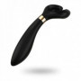 Vibratore per coppia ricaricabile fallo dildo liscio vibrante in silicone black