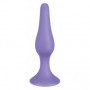 Fallo anale liscio dildo piccolo con ventosa dilatatore in silicone butt morbido