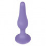 Fallo anale liscio dildo piccolo con ventosa dilatatore in silicone butt morbido