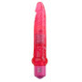 Vibratore realistico in Jelly dildo piccolo fallo anale pene finto vibrante rosa