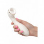 Vibratore vaginale in silicone morbido succhia clitoride ricaricabile vibrante