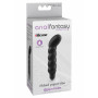 Vibratore anale in silicone nero fallo dildo pene vibrante stimolatore prostata