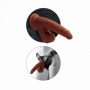 Fallo realistico con ventosa 3D Cock Swinging Balls 8 Inch