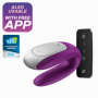 Vibratore per coppia ricaricabile massaggiatore vibrante in silicone con app sex