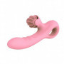 Vibratore rabbit fallo vibrante in silicone realistico vaginale e clitoride rosa