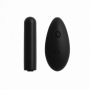 Slip donna mini vibratore anale plug butt dilatatore vibrante in silicone black