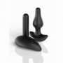 Slip donna mini vibratore anale plug butt dilatatore vibrante in silicone black