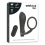 Vibratore anale massaggiatore prostata con anello fallico ritardante in silicone