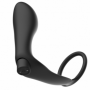 Vibratore anale massaggiatore prostata con anello fallico ritardante in silicone