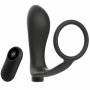 Vibratore anale massaggiatore prostata con anello fallico ritardante in silicone