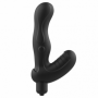Vibratore per prostata massaggiatore vibrante anale in silicone morbido black