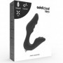 Vibratore anale in silicone realistico massaggiatore vibrante per prostata black