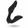 Vibratore anale in silicone realistico massaggiatore vibrante per prostata black