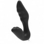 Vibratore anale in silicone realistico massaggiatore vibrante per prostata black