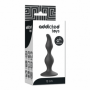 Plug anale in silicone black fallo liscio a sfere dilatatore butt dildo piccolo