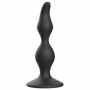 Plug anale in silicone black fallo liscio a sfere dilatatore butt dildo piccolo