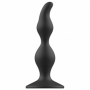 Plug anale in silicone black fallo liscio a sfere dilatatore butt dildo piccolo