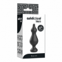 Plug butt anale in silicone dildo piccolo fallo liscio a sfere dilatatore black