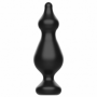 Plug butt anale in silicone dildo piccolo fallo liscio a sfere dilatatore black