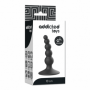 Fallo a sfere piccolo dildo dilatatore palline anal plug butt in silicone black