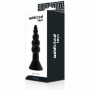 Fallo anale a sfere dildo plug dilatatore black stimolatore morbido uomo e donna