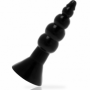 Fallo anale a sfere dildo plug dilatatore black stimolatore morbido uomo e donna