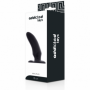 Fallo massaggiatore prostata dildo liscio nero dilatatore anal plug butt morbido