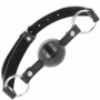 Morso BDSM gag ball black sexy costrittivo sadomaso accessorio bondage fetish