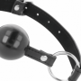 Morso BDSM gag ball black sexy costrittivo sadomaso accessorio bondage fetish