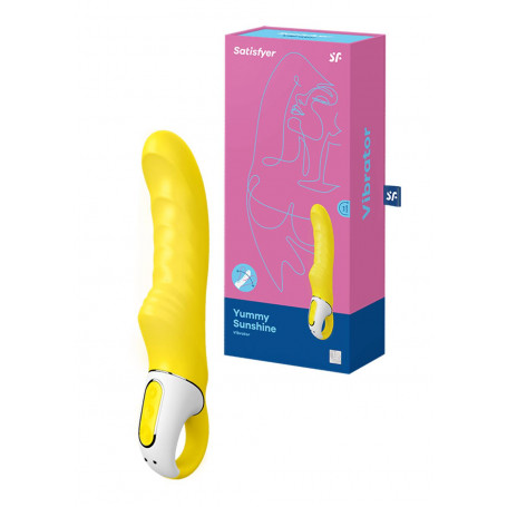 Vibratore vaginale punto G e clitoride fallo in silicone realistico ricaricabile