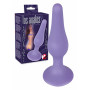 Fallo anale liscio dildo piccolo con ventosa dilatatore in silicone butt morbido