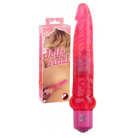 Vibratore realistico in Jelly dildo piccolo fallo anale pene finto vibrante rosa