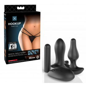 Slip donna con plug fallo vibrante anale vaginale mini vibratore in silicone sex