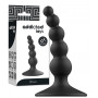 Fallo a sfere piccolo dildo dilatatore palline anal plug butt in silicone black